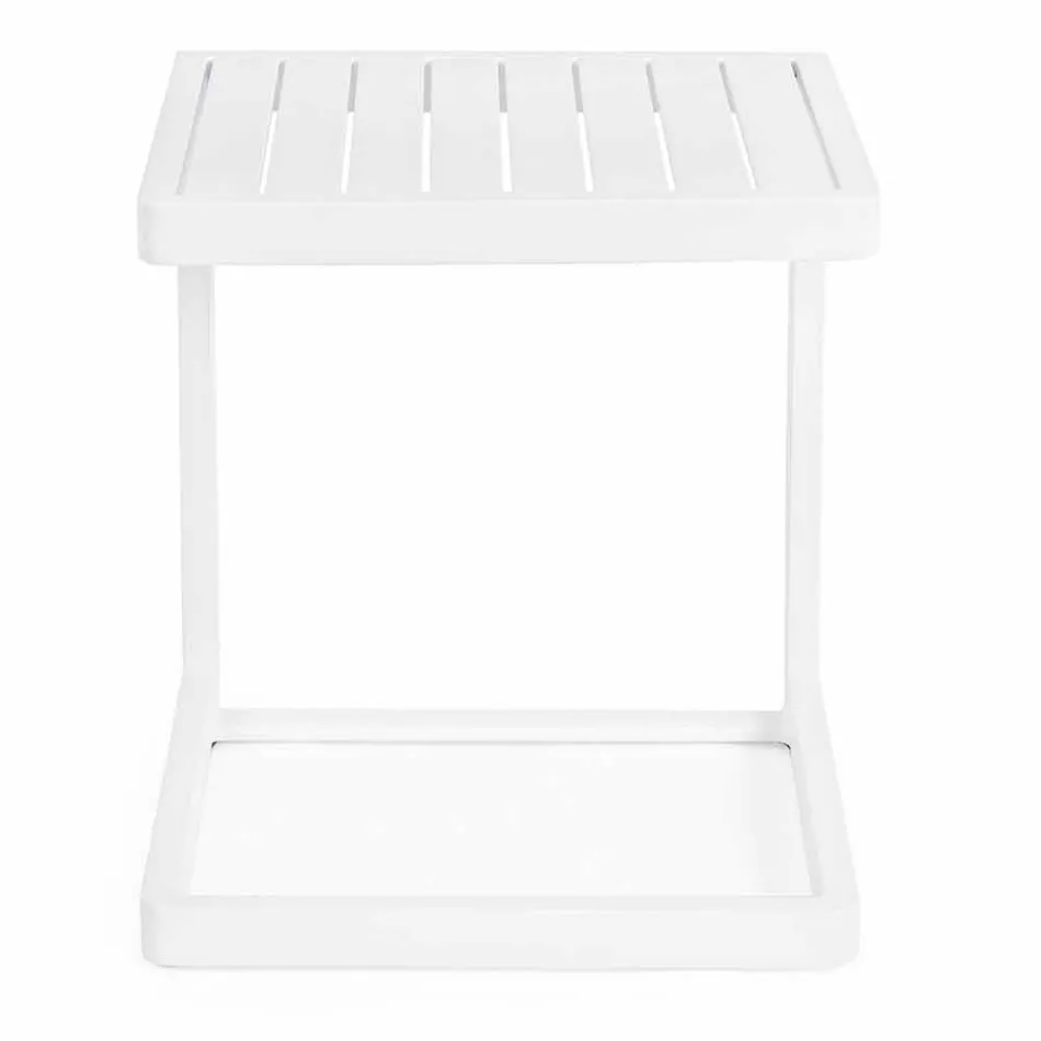 Homemotion målat aluminiums soffbord, 2 stycken - Rodric Viadurini