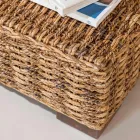 Trädgårdssoffbord i Natural Abaca Fiber - Lagertha Viadurini