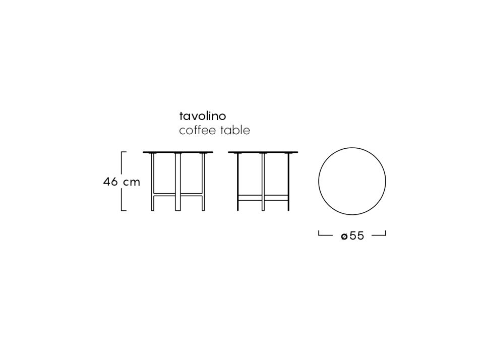 Trädgårdssoffbord i stengods och stål tillverkat i Italien - Börja med Myyour Viadurini