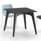 Trädgårds soffbord i HPL och polyeten Tillverkat i Italien - Rizia Viadurini