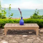 Trädgårdssoffbord i naturligt teak - Artes Viadurini