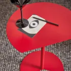 Modernt designat färgat trädgårds soffbord i tre storlekar - Cettina Viadurini