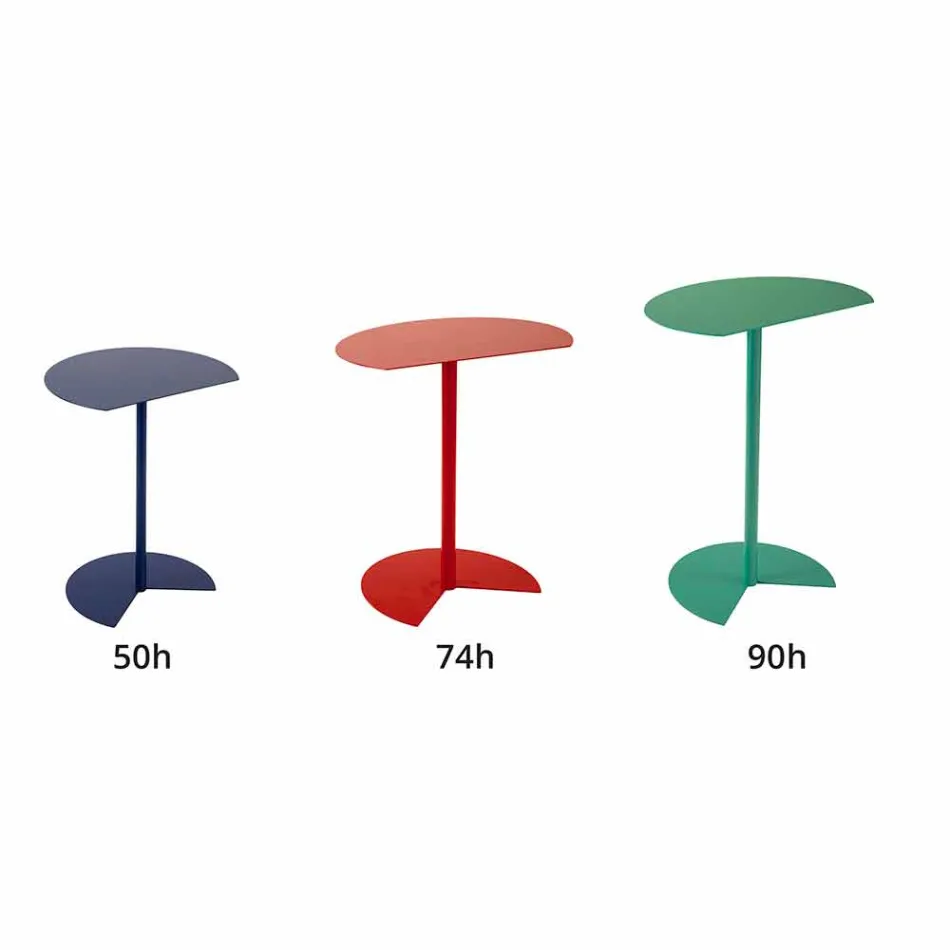 Modernt designat färgat trädgårds soffbord i tre storlekar - Cettina Viadurini