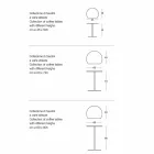 Modernt designat färgat trädgårds soffbord i tre storlekar - Cettina Viadurini