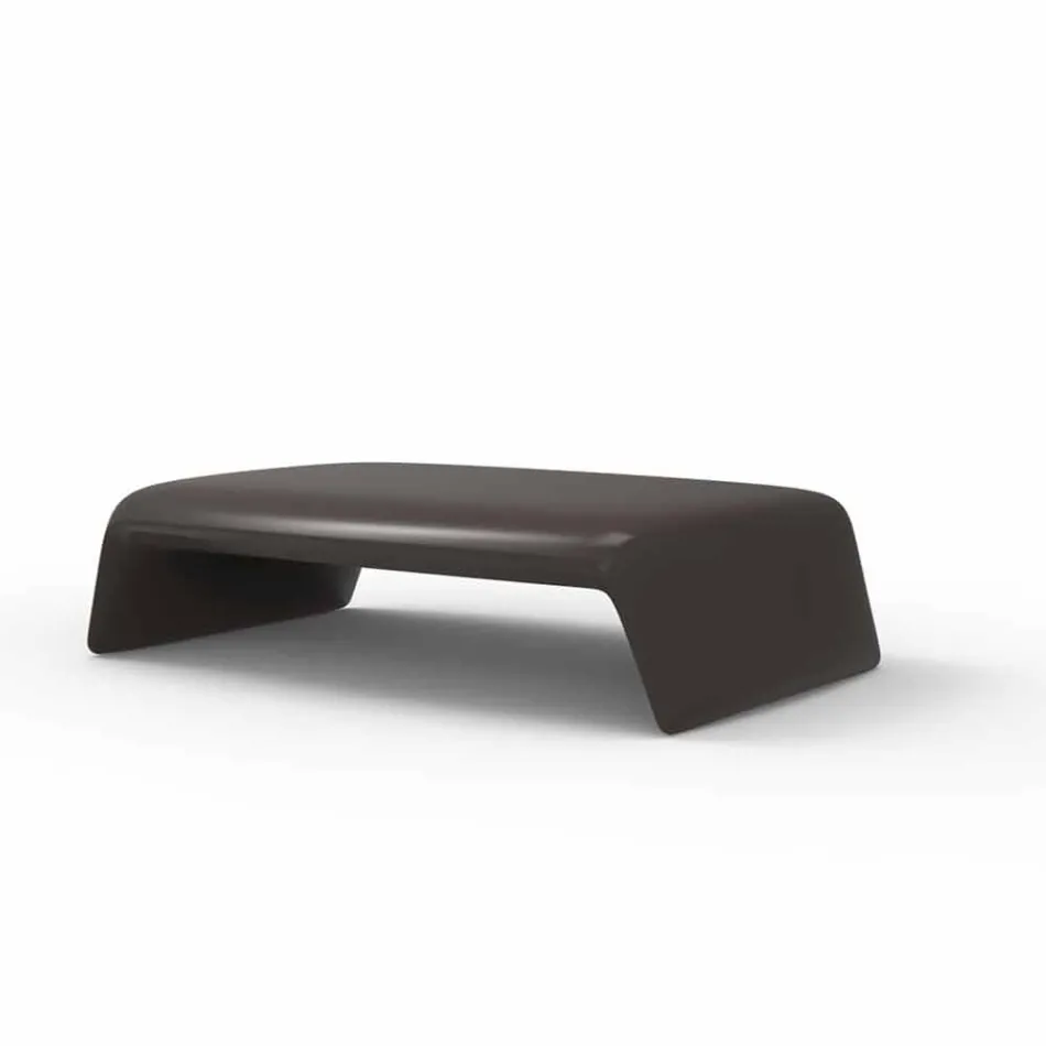 Blow by Vondom polyetylen trädgårdsbord, modern design Viadurini