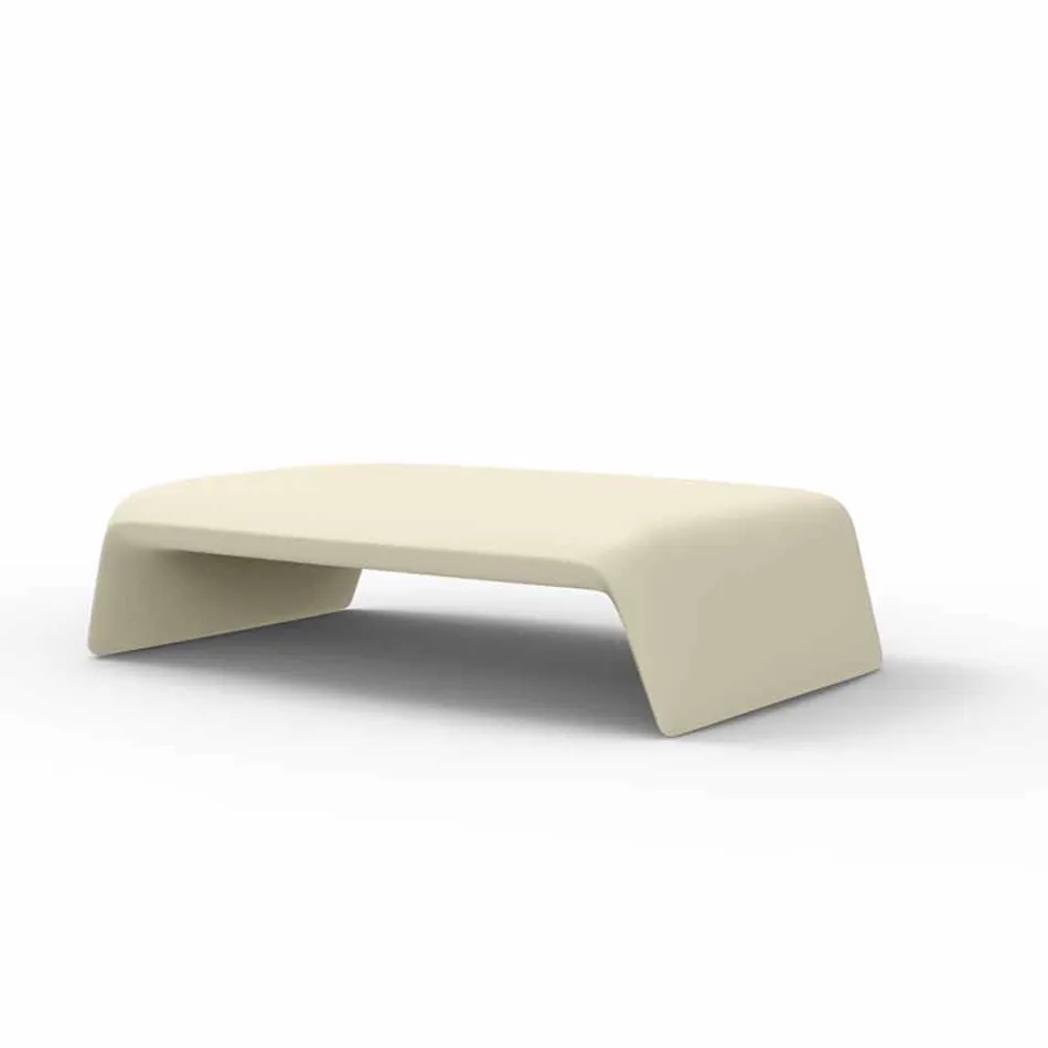 Blow by Vondom polyetylen trädgårdsbord, modern design Viadurini