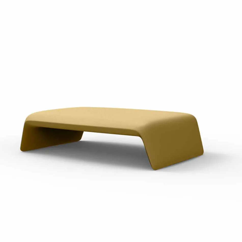 Blow by Vondom polyetylen trädgårdsbord, modern design Viadurini