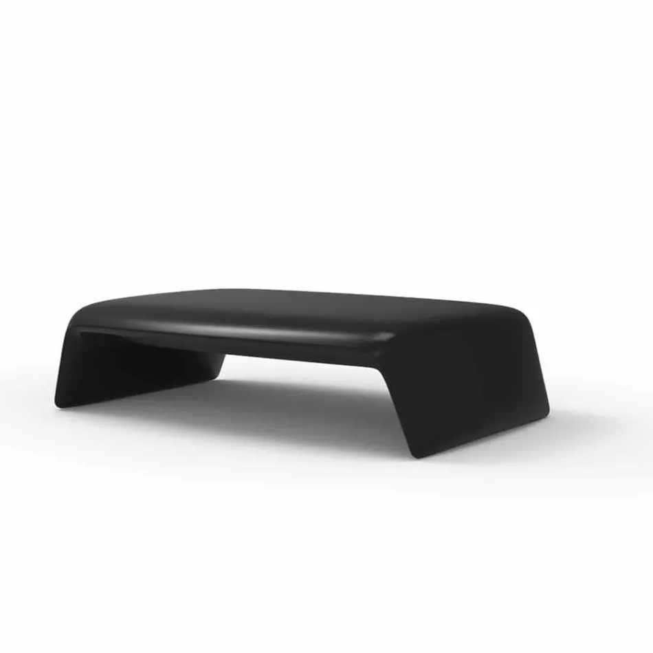 Blow by Vondom polyetylen trädgårdsbord, modern design Viadurini