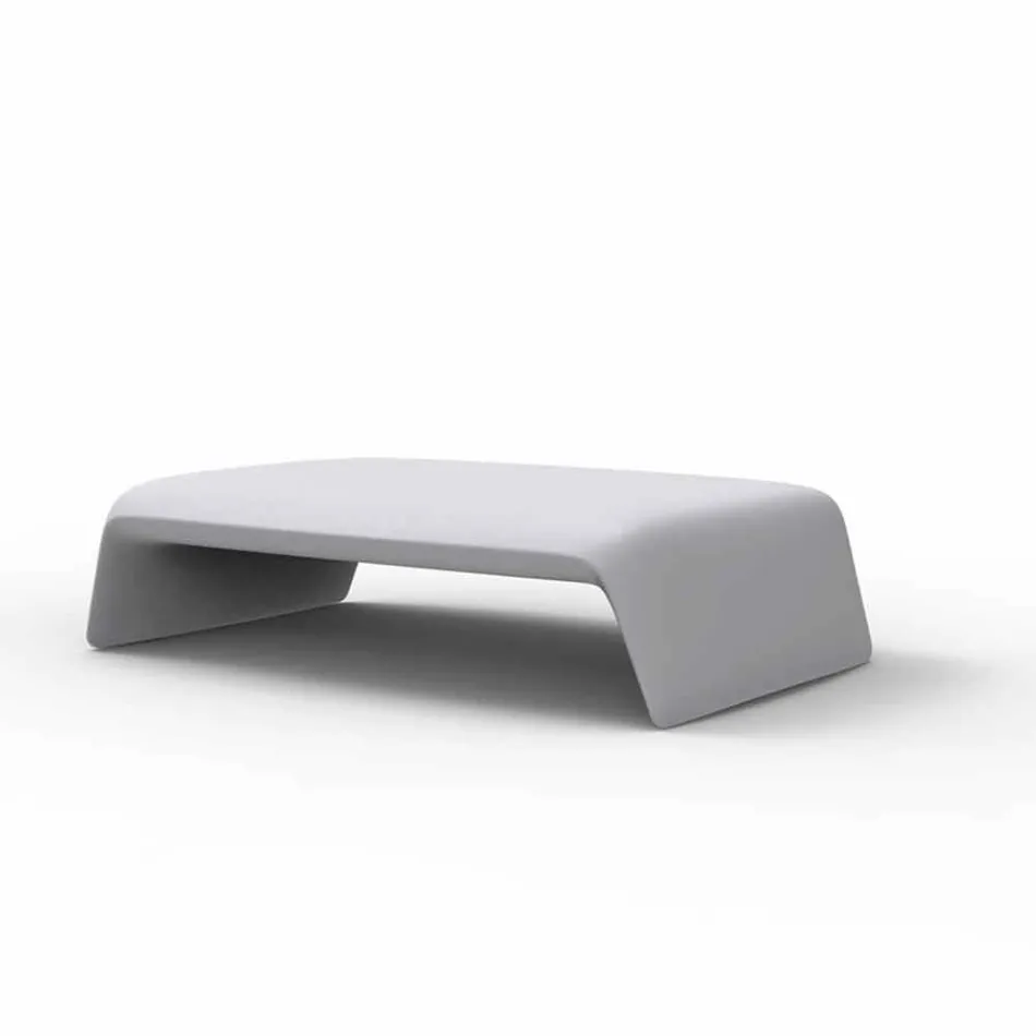 Blow by Vondom polyetylen trädgårdsbord, modern design Viadurini