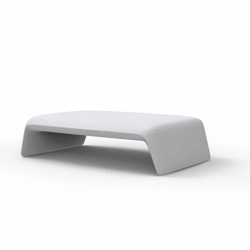 Blow by Vondom polyetylen trädgårdsbord, modern design Viadurini