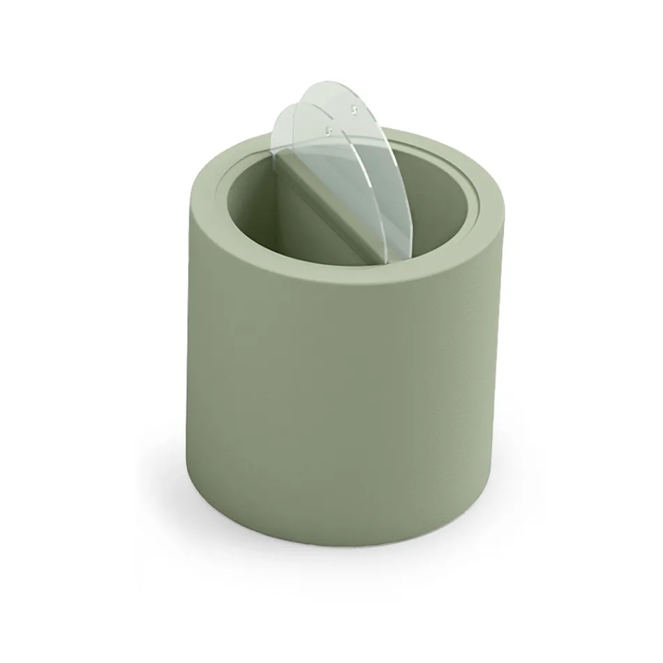 Trädgårdssoffbord i polyeten med behållare Tillverkat i Italien - Stracco Viadurini