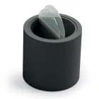 Trädgårdssoffbord i polyeten med behållare Tillverkat i Italien - Stracco Viadurini