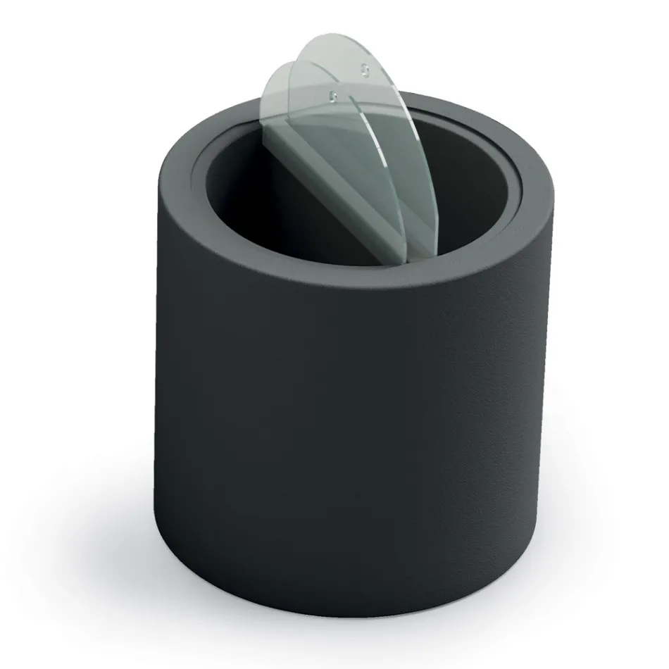 Trädgårdssoffbord i polyeten med behållare Tillverkat i Italien - Stracco Viadurini