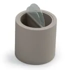 Trädgårdssoffbord i polyeten med behållare Tillverkat i Italien - Stracco Viadurini