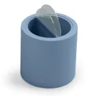 Trädgårdssoffbord i polyeten med behållare tillverkat i Italien - Stracco Viadurini