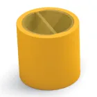 Trädgårdssoffbord i polyeten med behållare tillverkat i Italien - Stracco Viadurini