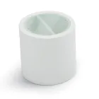 Trädgårdssoffbord i polyeten med behållare tillverkat i Italien - Stracco Viadurini