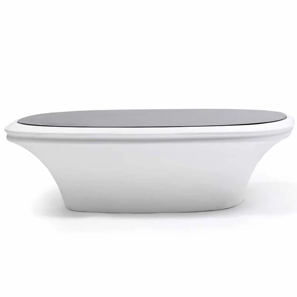 Modernt Ufo-trädbord 100x100 cm av Vondom, i polyeten Viadurini