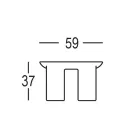 Runt trädgårds soffbord i HPL och polyeten tillverkat i Italien - Freccia Viadurini