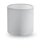 Runt trädgårdssoffbord i färgad polyeten Tillverkat i Italien - Noemi Viadurini