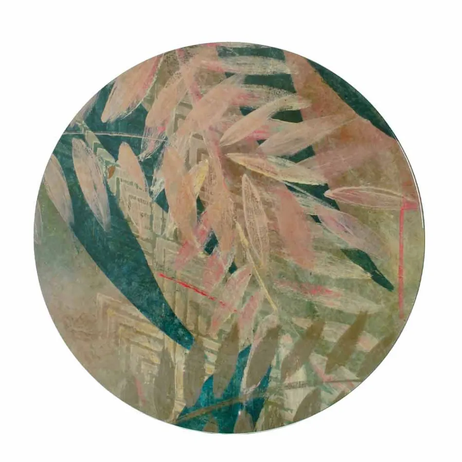 Soffbord inomhus eller utomhus med metallkonstruktion Tillverkad i Italien - Carim Viadurini