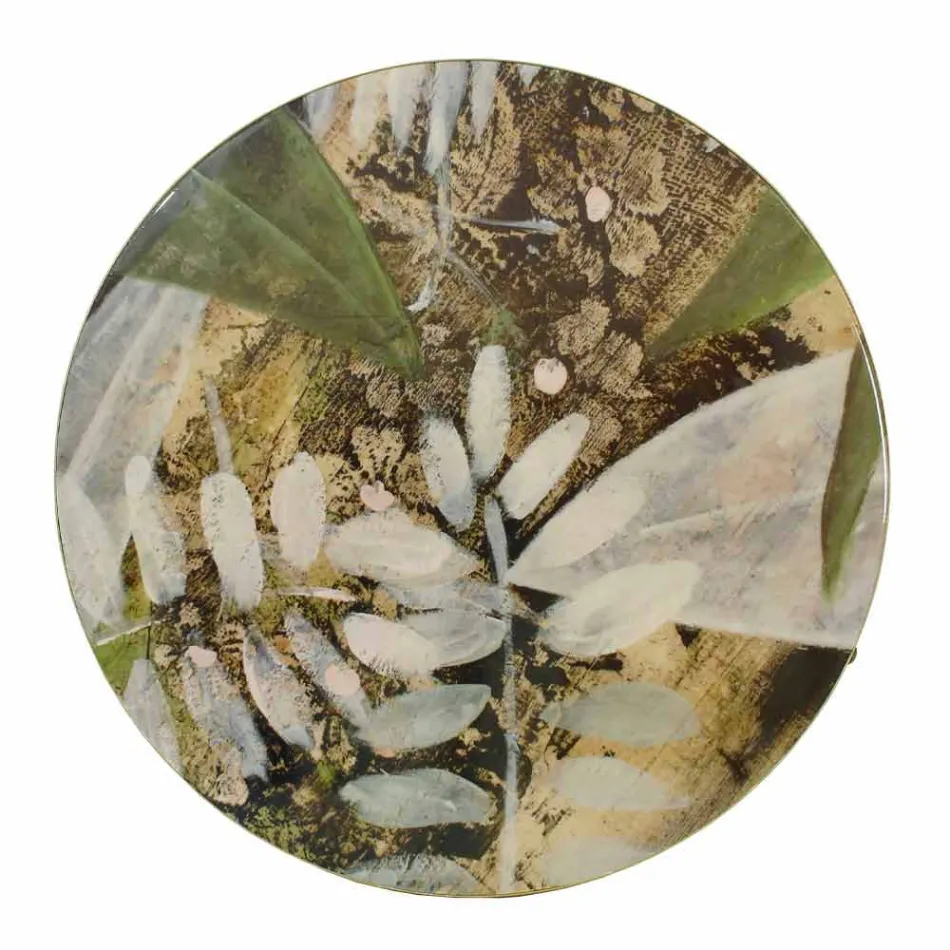 Soffbord inomhus eller utomhus med metallkonstruktion Tillverkad i Italien - Carim Viadurini