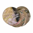 Soffbord inomhus eller utomhus med metallkonstruktion Tillverkad i Italien - Carim Viadurini