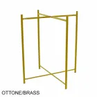 Soffbord inomhus eller utomhus med metallkonstruktion Tillverkad i Italien - Carim Viadurini