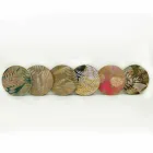 Soffbord inomhus eller utomhus med metallkonstruktion Tillverkad i Italien - Carim Viadurini