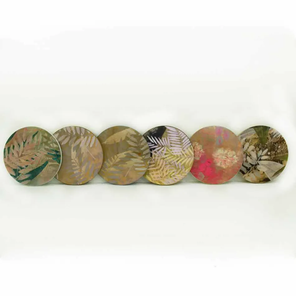 Soffbord inomhus eller utomhus med metallkonstruktion Tillverkad i Italien - Carim Viadurini