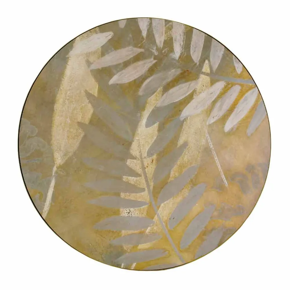 Soffbord inomhus eller utomhus med metallkonstruktion Tillverkad i Italien - Carim Viadurini