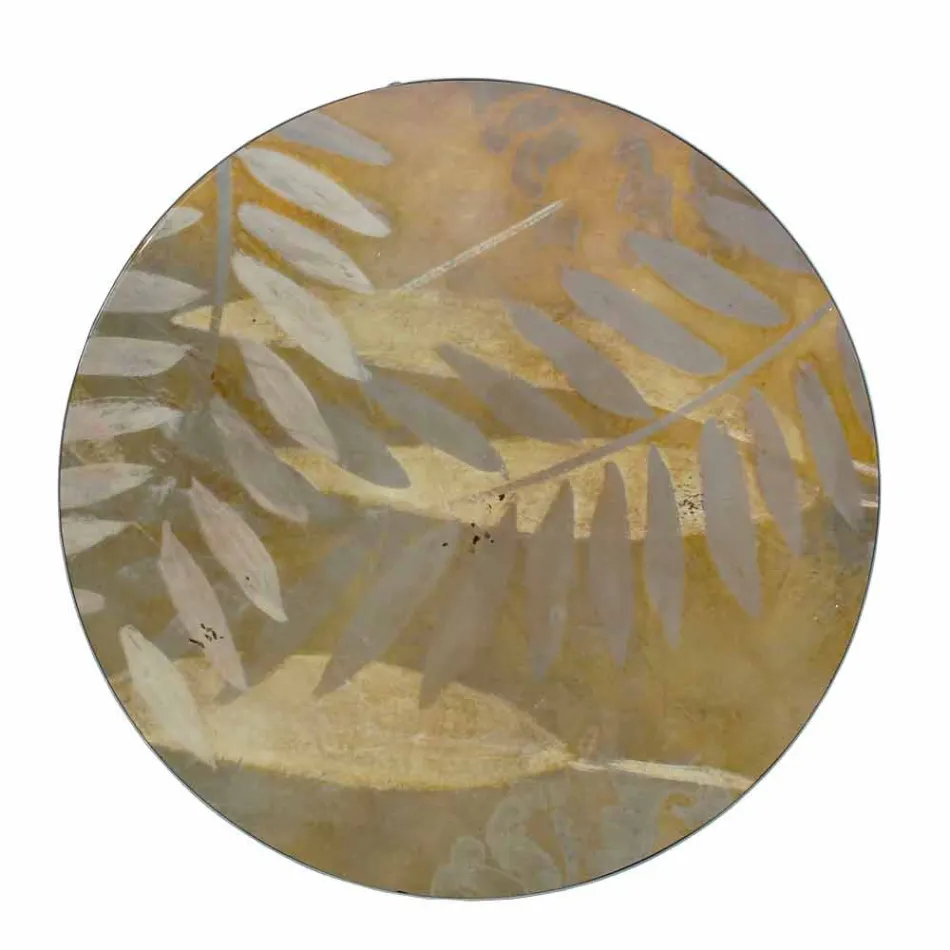 Soffbord inomhus eller utomhus med metallkonstruktion Tillverkad i Italien - Carim Viadurini