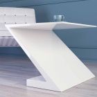 Zeta modernt designvitt soffbord tillverkat i Italien Viadurini