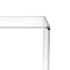 Soffbord med 1 hylla i transparent plexiglas Tillverkat i Italien - Mulan Viadurini