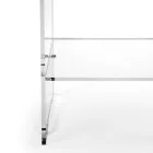 Soffbord med 1 hylla i transparent plexiglas Tillverkat i Italien - Mulan Viadurini