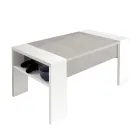 Soffbord med ekologisk träbehållare - Cripto Viadurini