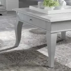 Soffbord med solida delar i Ay - ous och Linden Made in Italy - Era Viadurini