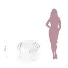 Soffbord med plexiglasskiva och underrede Tillverkat i Italien - Brento Viadurini