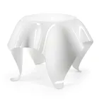 Soffbord med plexiglasskiva och underrede Tillverkat i Italien - Brento Viadurini