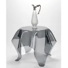 Soffbord med plexiglasskiva och underrede Tillverkat i Italien - Brento Viadurini