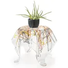 Soffbord med plexiglasskiva och underrede Tillverkat i Italien - Brento Viadurini