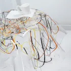 Soffbord med plexiglasskiva och underrede Tillverkat i Italien - Brento Viadurini