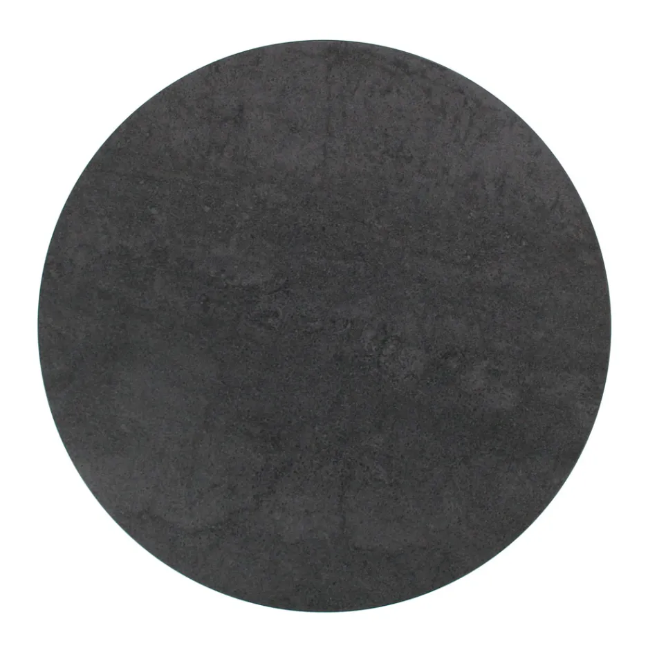 Soffbord med rund skiva i stengods i porslin Made in Italy - Siste Viadurini