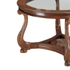 Soffbord med glasskiva Tillverkat i Italien - Sedna Viadurini