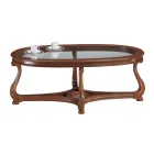 Soffbord med glasskiva Tillverkat i Italien - Sedna Viadurini