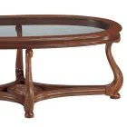 Soffbord med glasskiva Tillverkat i Italien - Sedna Viadurini