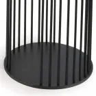 Soffbord med rund keramisk topp Tillverkad i Italien - Montebianco Viadurini