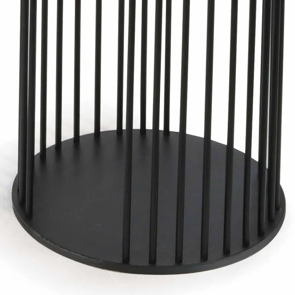 Soffbord med rund keramisk topp Tillverkad i Italien - Montebianco Viadurini