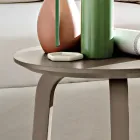 Vardagsrumssoffbord med rund lackerad MDF-skiva Tillverkad i Italien, Precious - Tobiko Viadurini