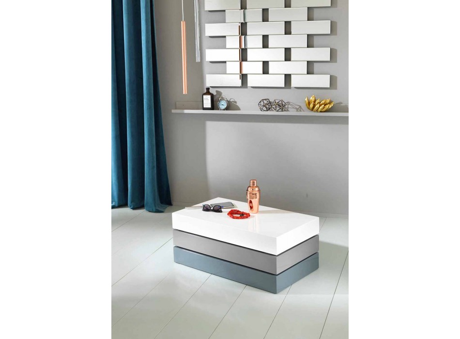 Sofabordbehållare för modern design i Mdf - Tiziana Viadurini